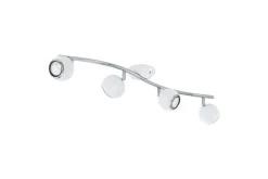 Spotlight Eglo Bimeda med 4 Lamper Hvit, Krom