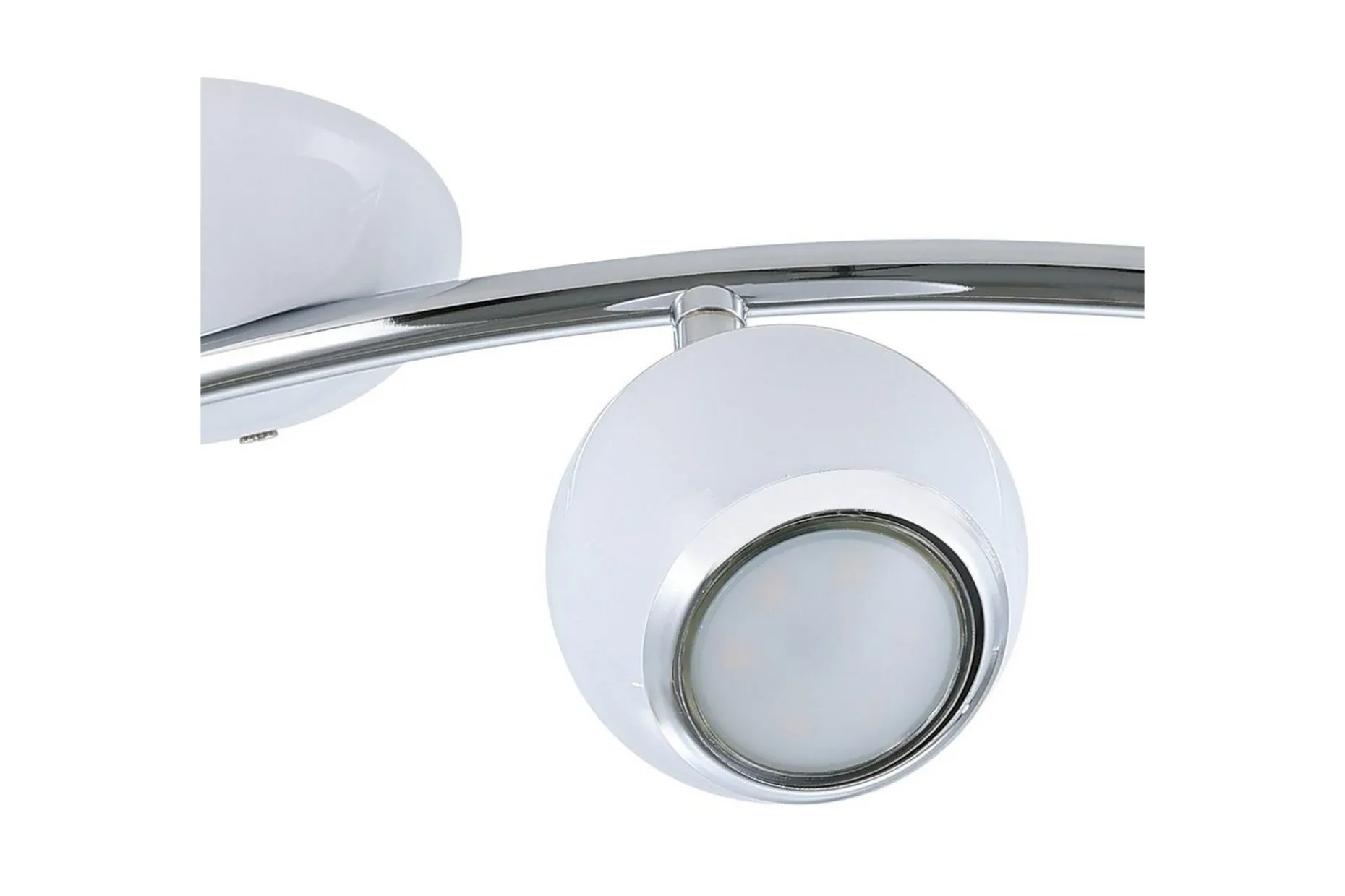 Spotlight Eglo Bimeda med 4 Lamper Hvit, Krom
