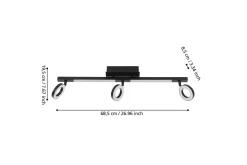 Spotlight Eglo Cardillio 2 med 3 Lamper