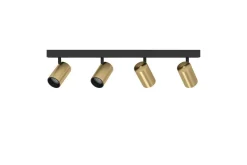 Spotlight Eglo Cumaribo Svart/Messing 4 Lamper