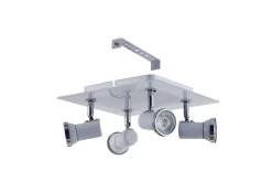 Spotlight Eglo Tamara 1 Kvadrat Hvit, Krom