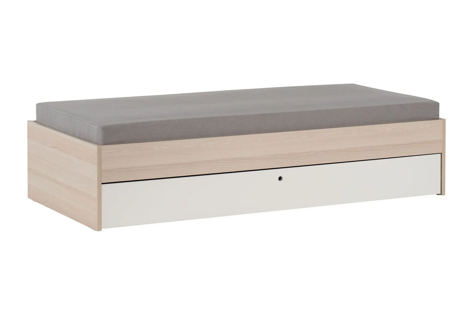Spot Seng 90x200 cm Tre / Natur / Hvit