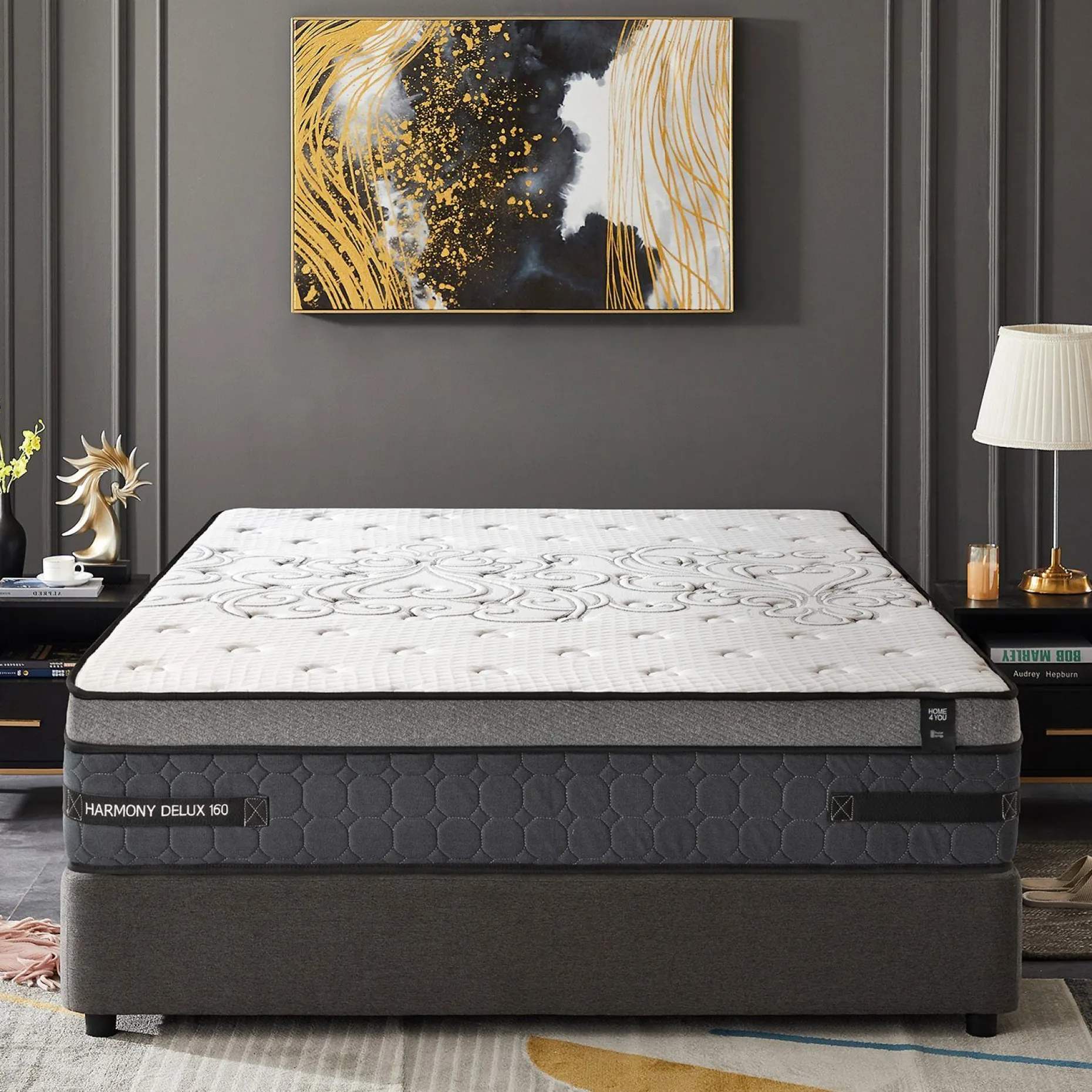 Springmadrass HOME4YOU Harmony Delux 180x200x30 cm