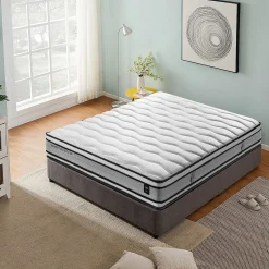 Springmadrass HOME4YOU Harmony Duo King vendbar 180x200x30 cm