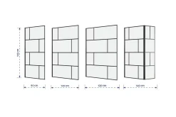 Sörby Dusjvegg 120x195 cm