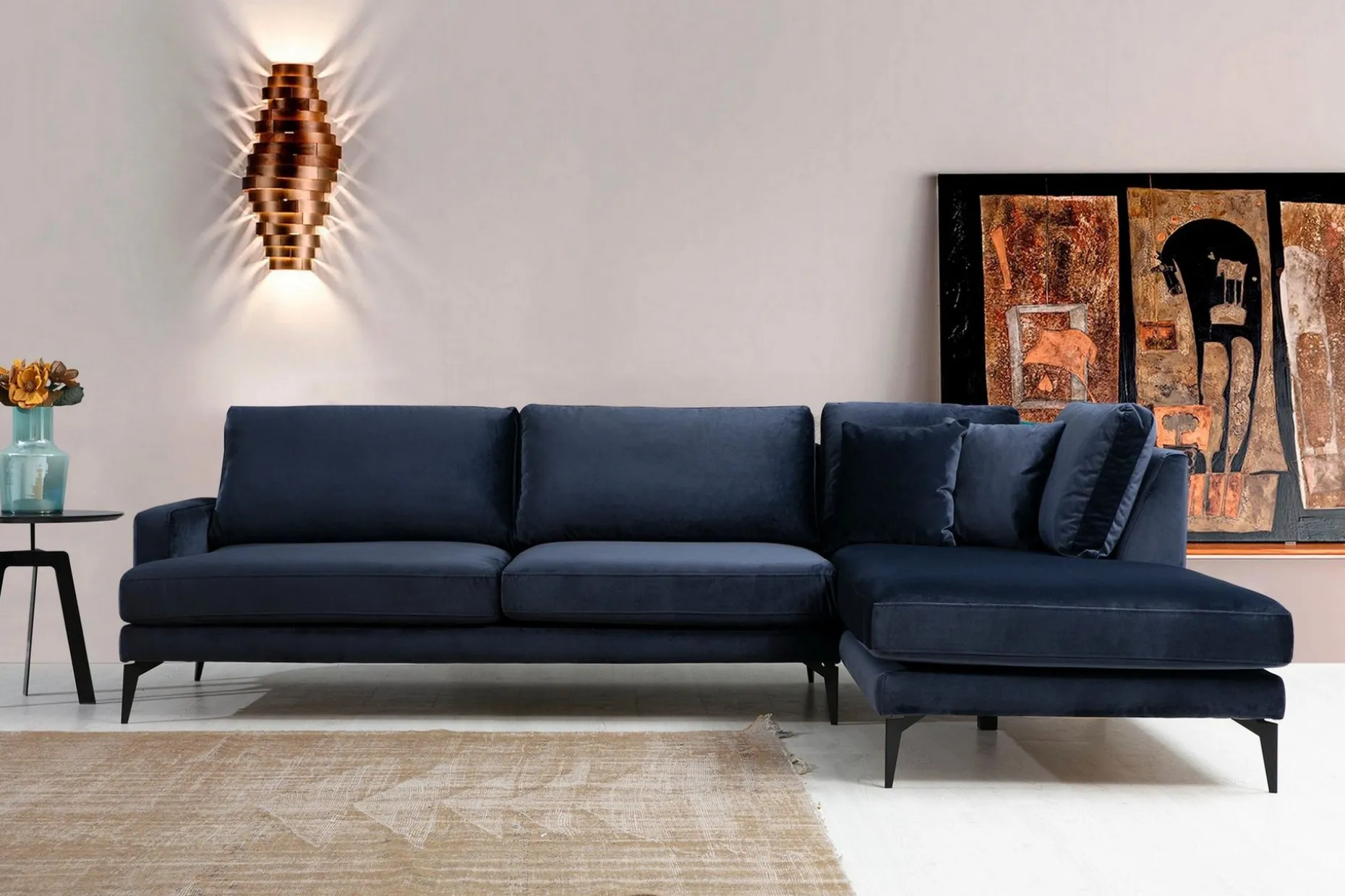 Stacker Hjørnesofa med Divan Høyre