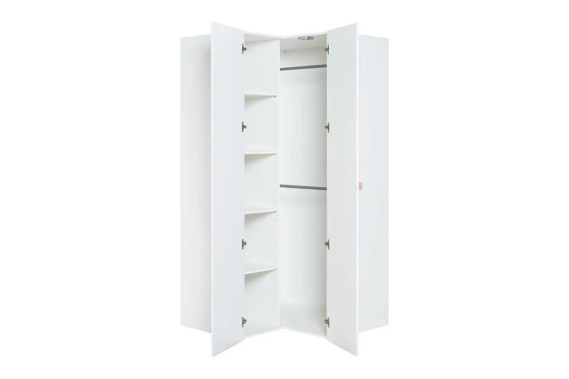 STIGE Garderobe Vit