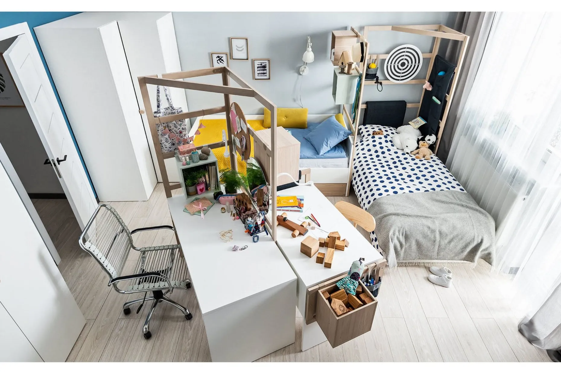 STIGE Garderobe Vit