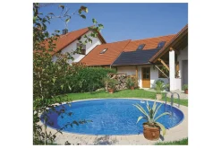 Stålveggspool Planet Pool Premium Rund Ø 3,5 m, Persia Blå, 1,2 m