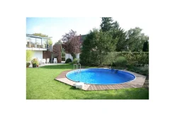 Stålveggspool Planet Pool Premium Rund Ø 3,5 m, Persia Blå, 1,2 m