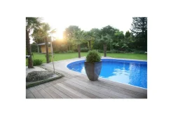 Stålveggspool Planet Pool Premium Oval 8 x 4,2 m, Persia Grå