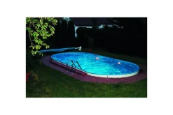Stålveggspool Planet Pool Premium Rund Ø 3,5 m, Persia Blå, 1,5 m