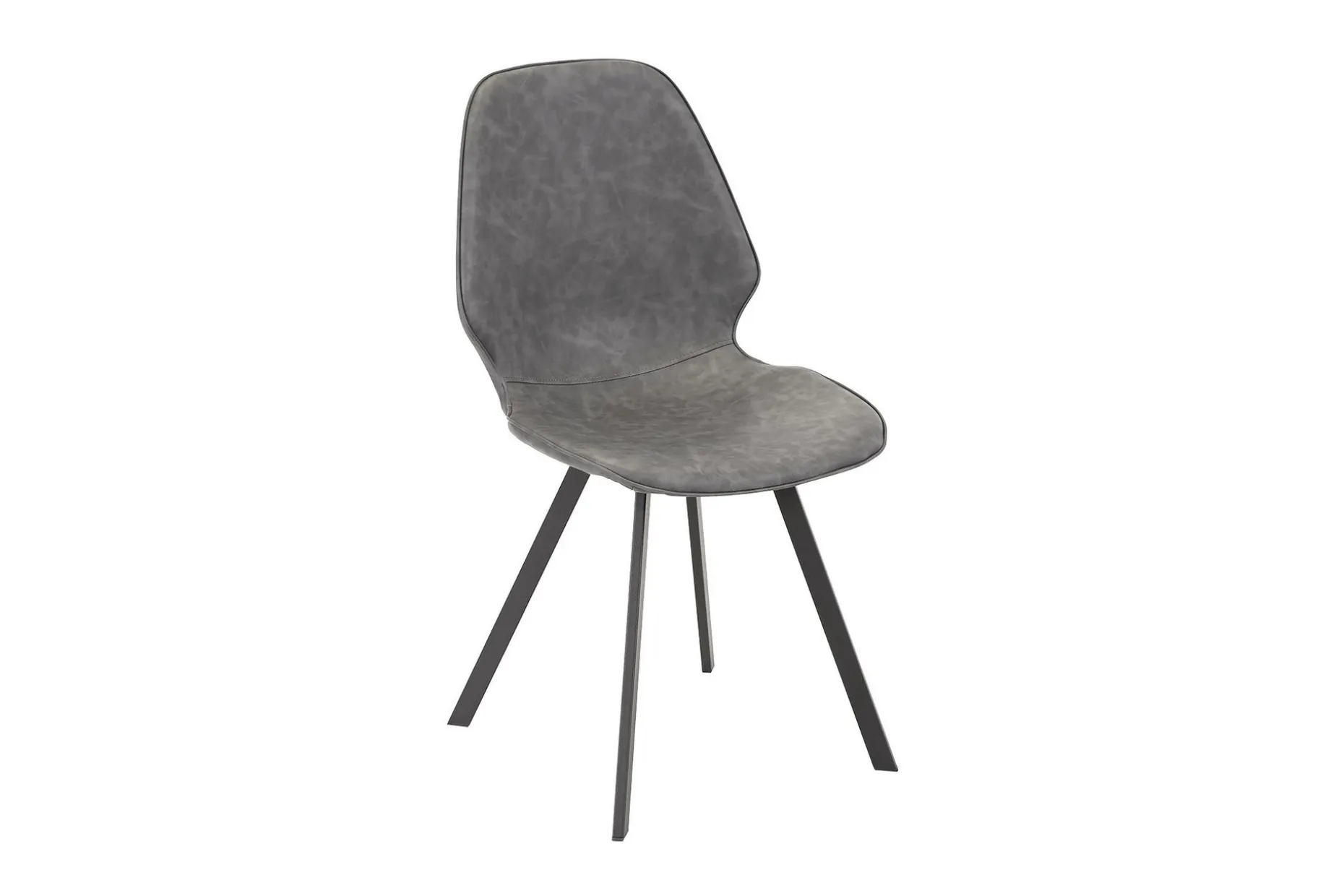 Stol HELENA 50x46xH82cm grå PU