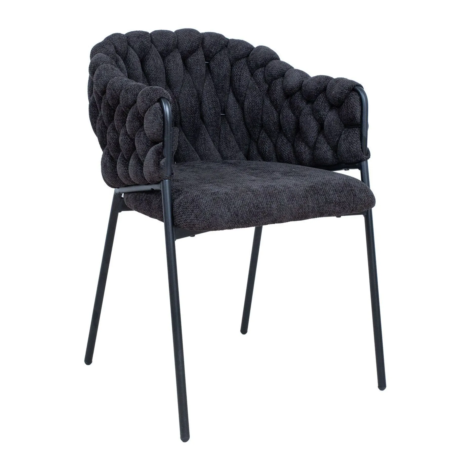 Stol HOME4YOU Kronos Svart