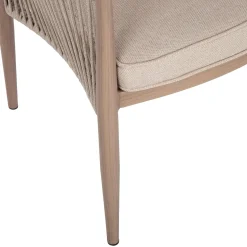 Stol HOME4YOU Medina 62x60x74 cm beige