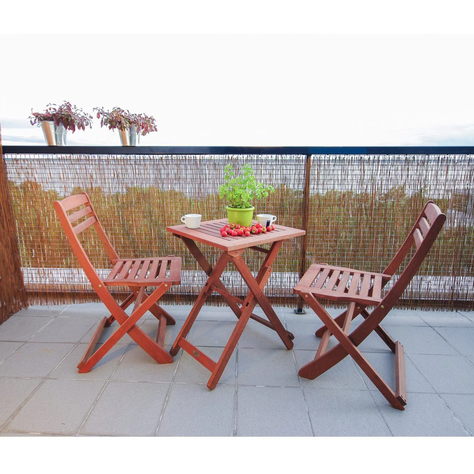 Stol HOME4YOU Rouen Meranti