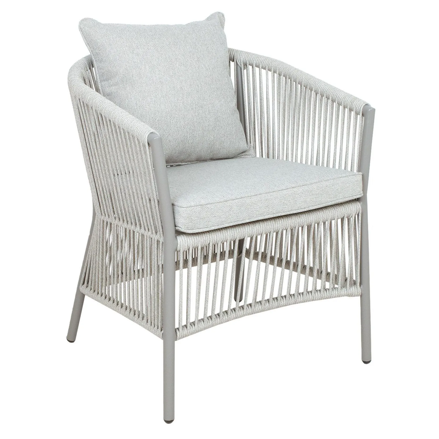 Stol HOME4YOU Silva gråbeige