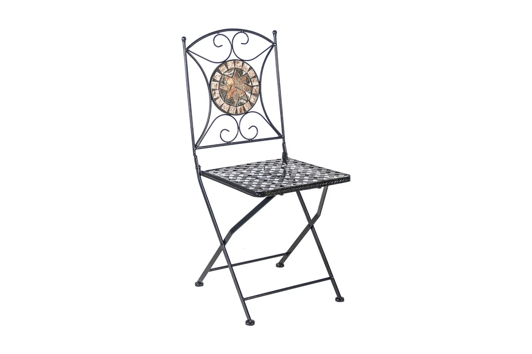 Stol MOSAIC 36x36xH70cm Sammenleggbar