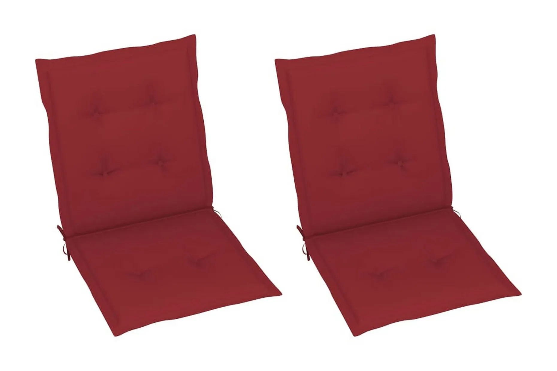 Stolsdynor för trädgården 4 st grå 100x50x3 cm Be Basic Wine red 100x50x3 cm
