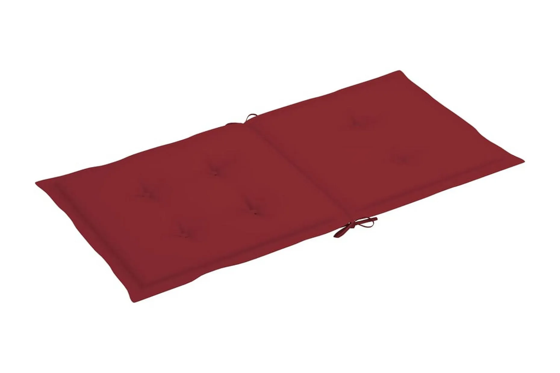 Stolsdynor för trädgården 4 st grå 100x50x3 cm Be Basic Wine red 100x50x3 cm