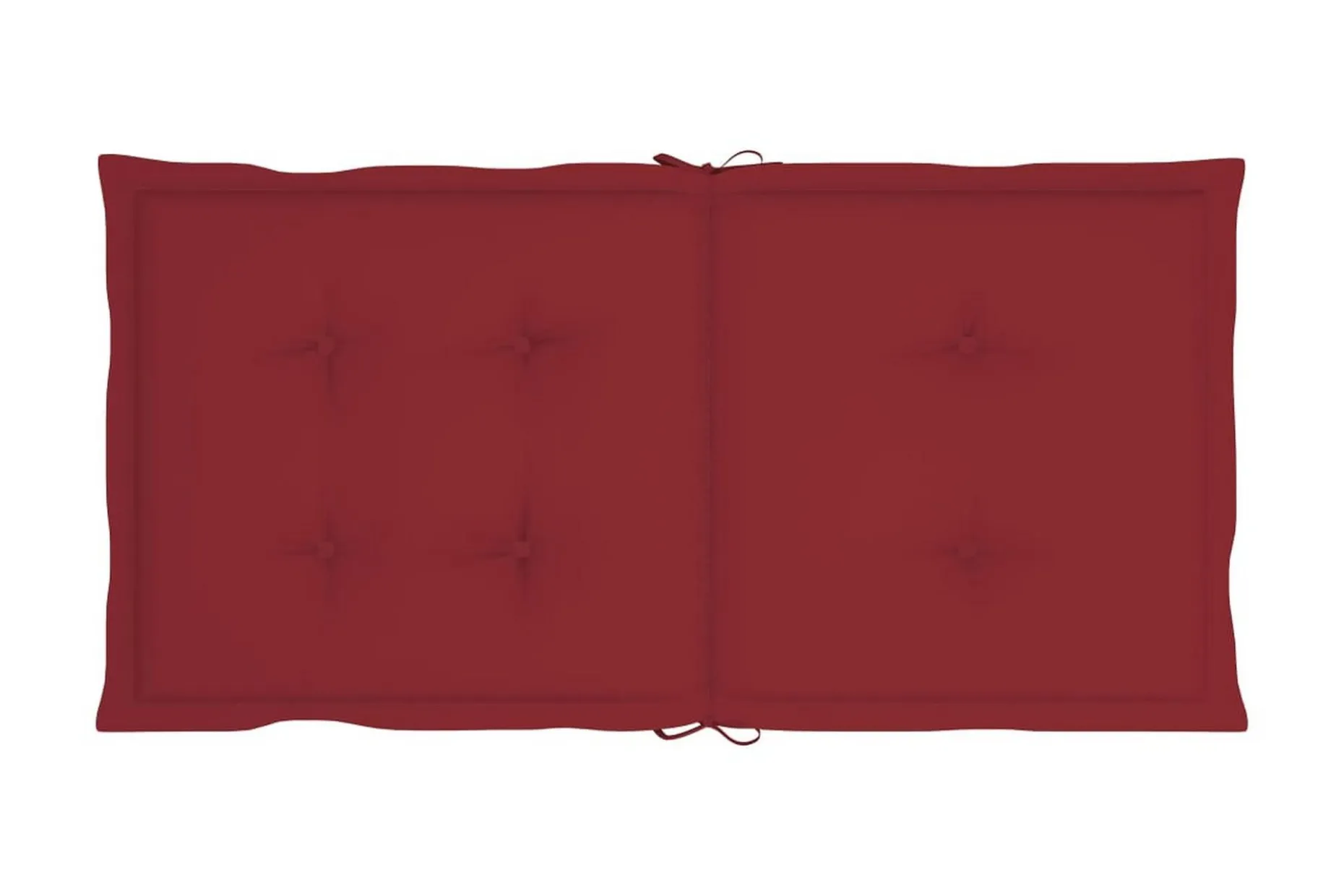 Stolsdynor för trädgården 4 st grå 100x50x3 cm Be Basic Wine red 100x50x3 cm