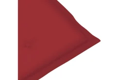 Stolsdynor för trädgården 4 st grå 100x50x3 cm Be Basic Wine red 100x50x3 cm