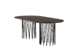 Stone Spisebord 220x100x74 cm Oval