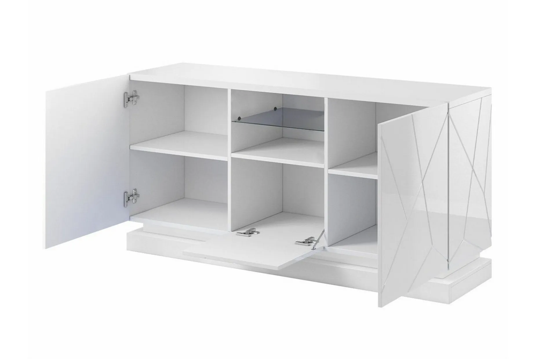 Strontian Highboard Scandinavian Choice White