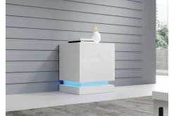 Strontian Sängbord 46 cm Scandinavian Choice White