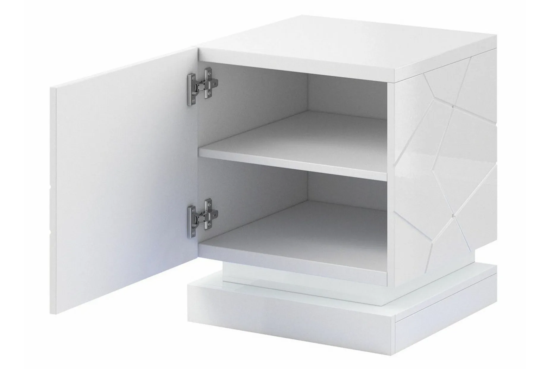 Strontian Sängbord 46 cm Scandinavian Choice White