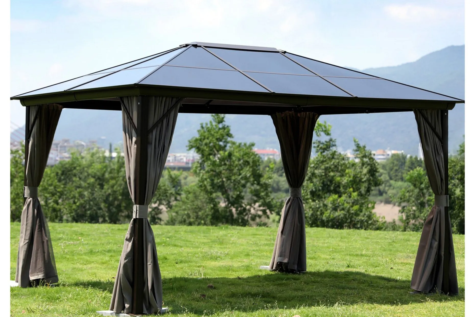 Sunsetia Paviljong 300x300x270 cm Polykarbonattak