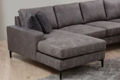 Svanabyn Sofa m. Divan og Sjeselong 4-seter