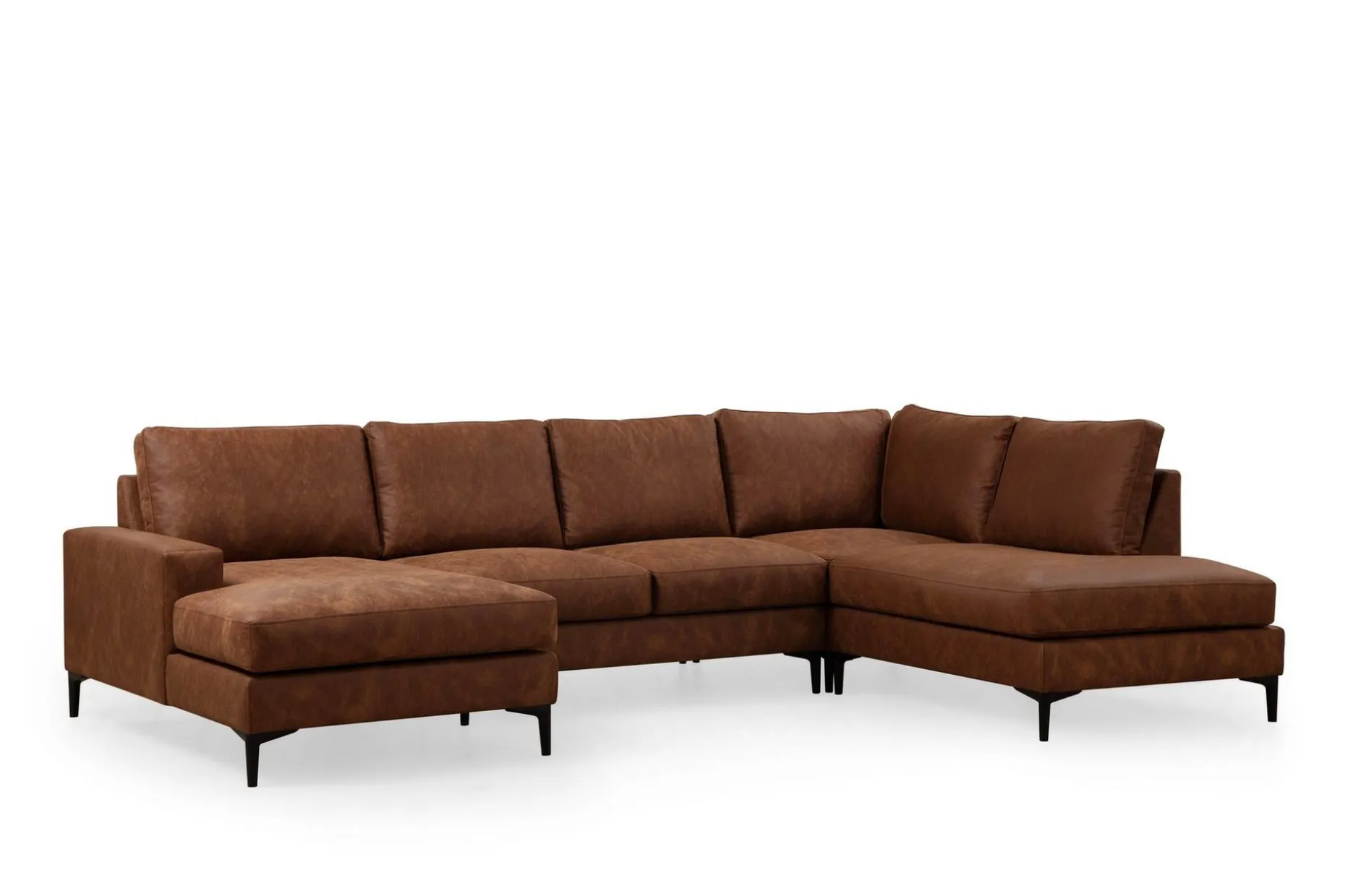 Svanabyn Sofa m. Divan og Sjeselong 4-seter