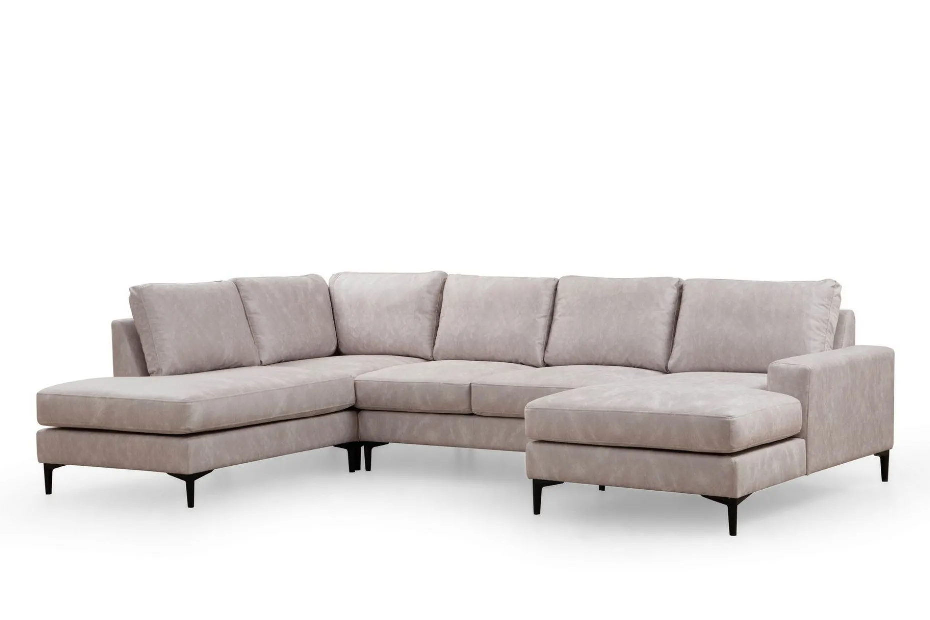 Svanabyn Sofa m. Divan og Sjeselong 4-seter