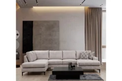 Svanabyn Sofa m. Divan og Sjeselong 4-seter