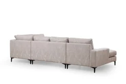 Svanabyn Sofa m. Divan og Sjeselong 4-seter