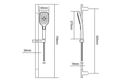 Svaningen Duschset 70 cm
