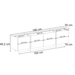 Sylvenn TV-benk 180 cm