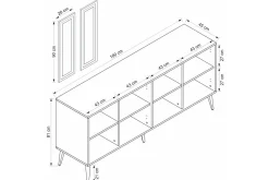 Syrri Konsollbord 180 cm