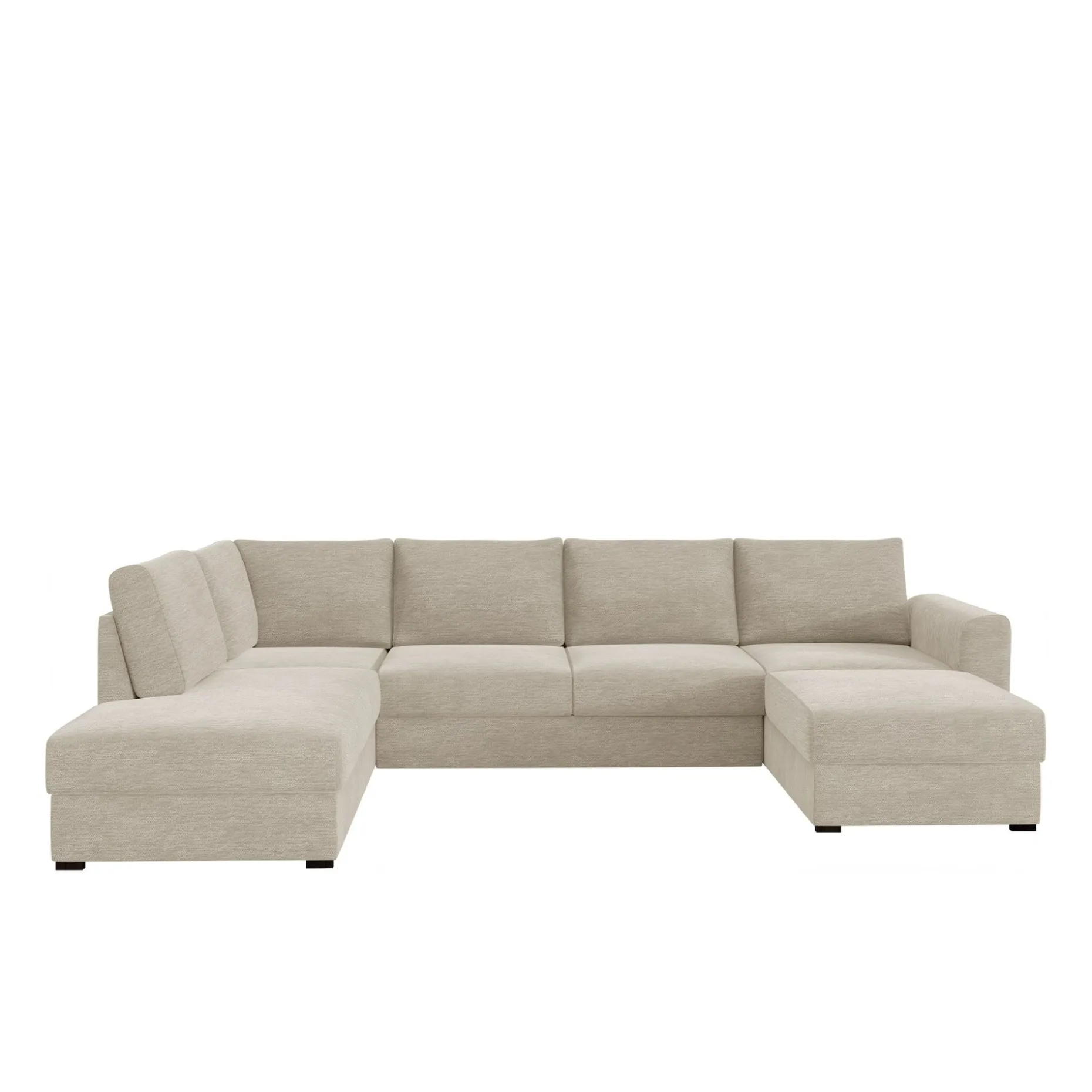 Taberk 5-seters U-sofa med Divan Høyre