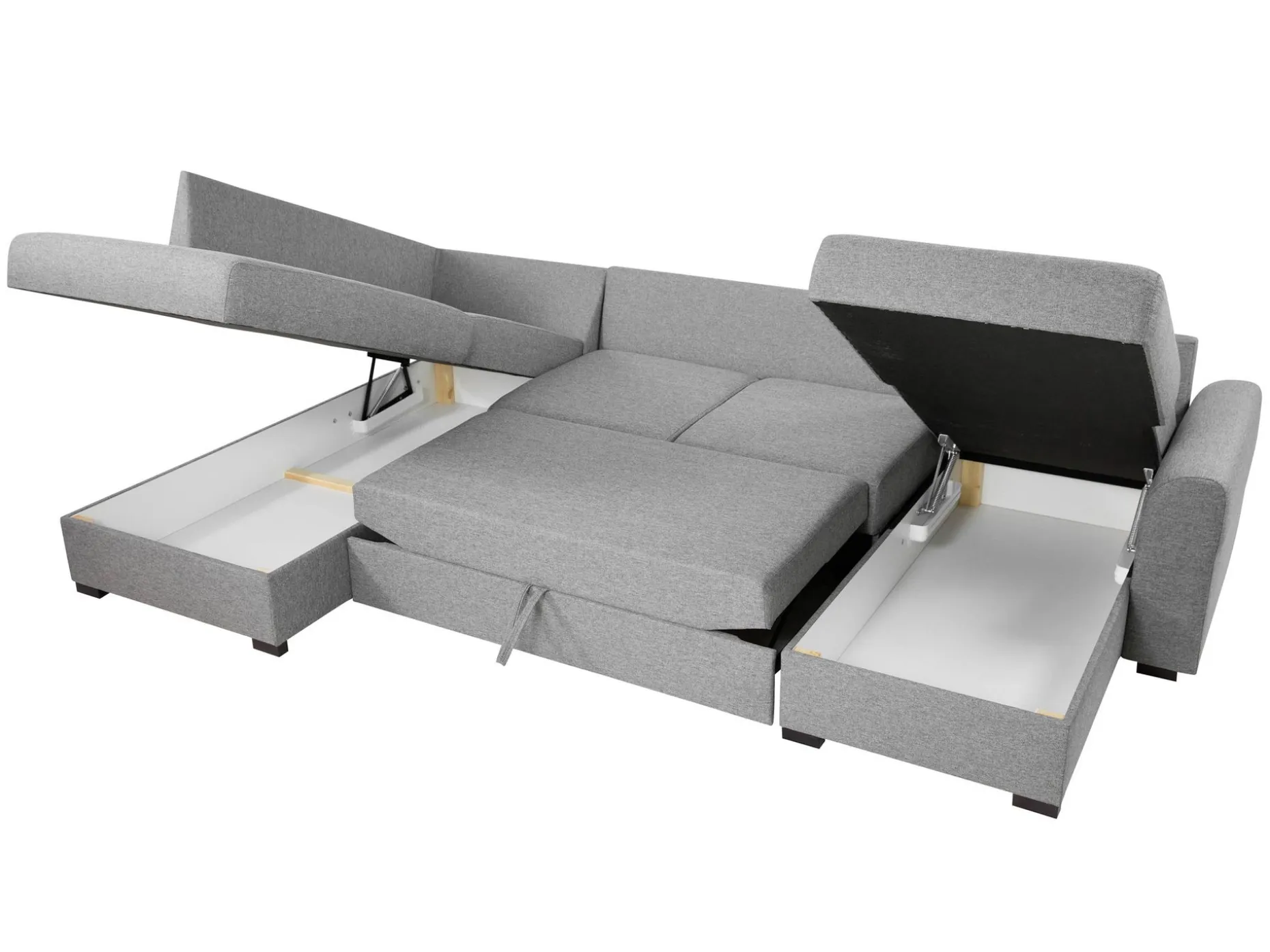 Taberk 5-seters U-sofa med Divan Høyre