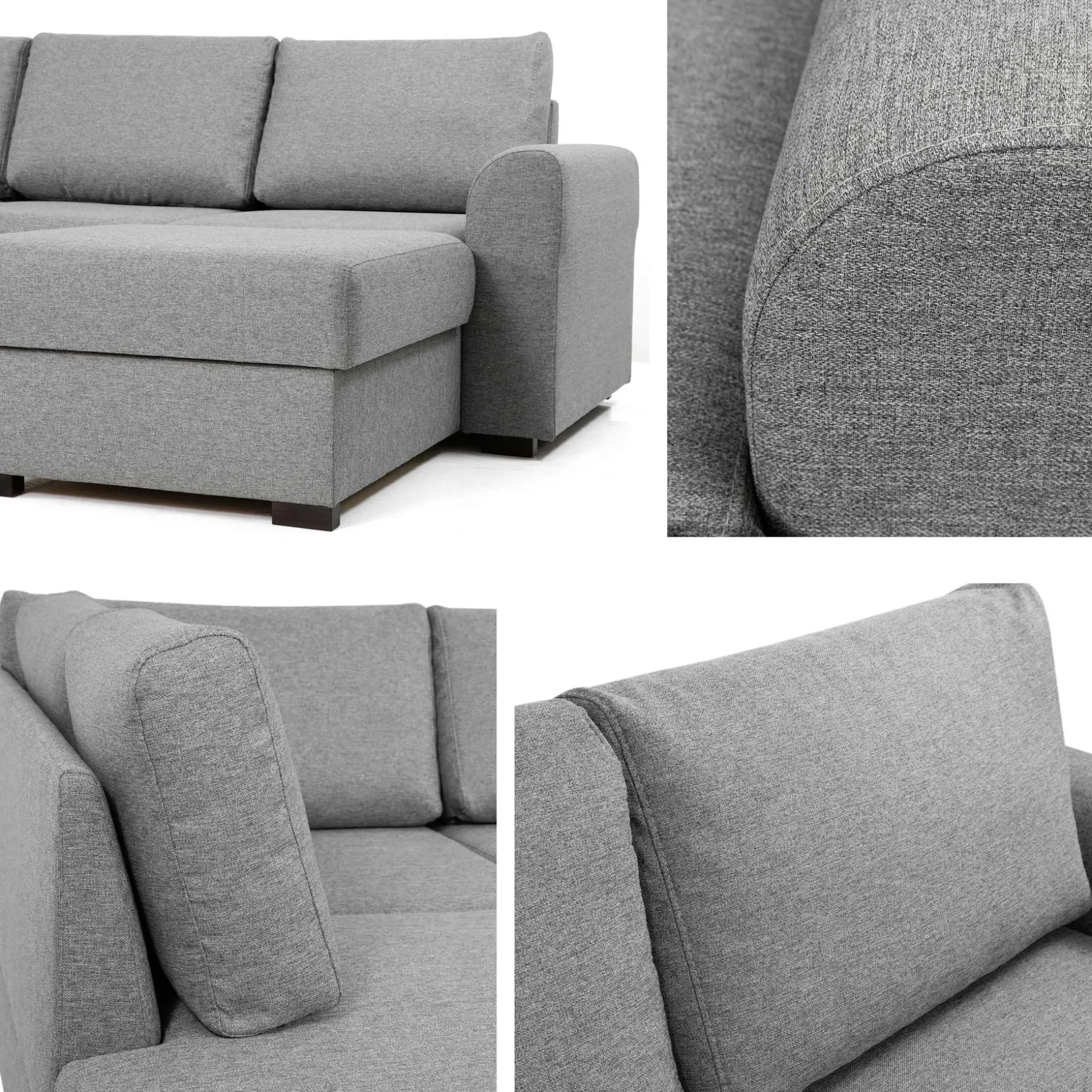 Taberk 5-seters U-sofa med Divan Høyre