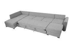 Taberk Sovesofa med Sjeselong og Dobbel Sjeselong 5-seter i Chenille