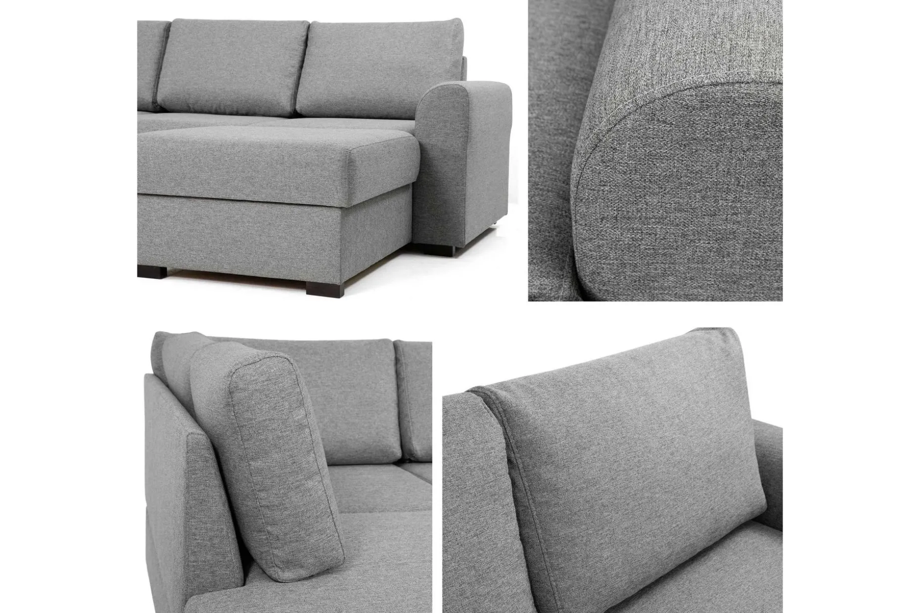 Taberk Sovesofa med Sjeselong og Dobbel Sjeselong 5-seter i Chenille