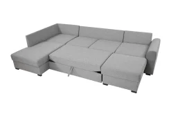 Taberk Sovesofa med Sjeselong og Dobbel Sjeselong 4-seter i Bouclé