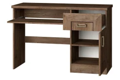 Tadeusz Skrivebord 118 cm med Oppbevaring Skuffer+Hylle+Skap
