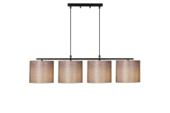 Taklampe Donria Svart / Brun