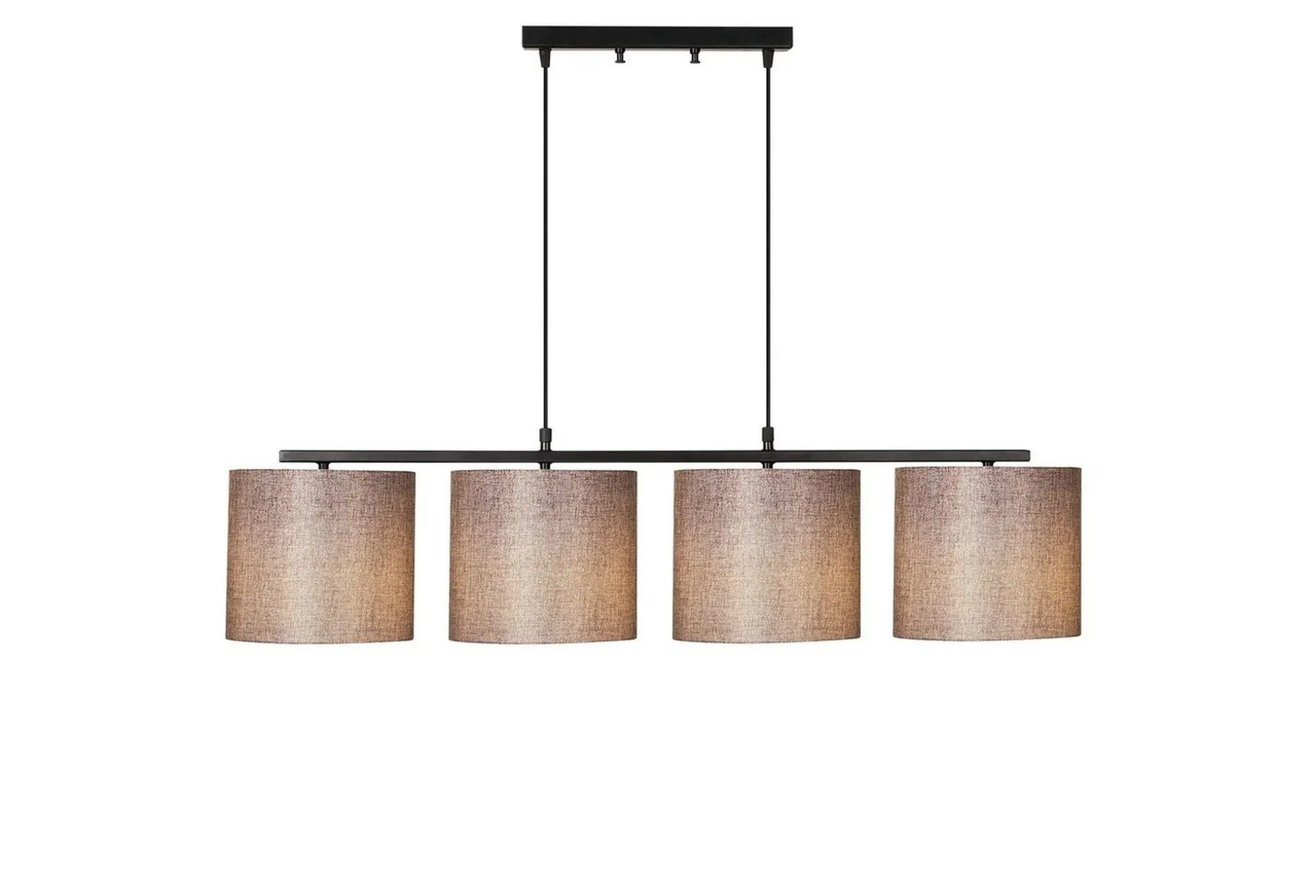 Taklampe Donria Svart / Brun