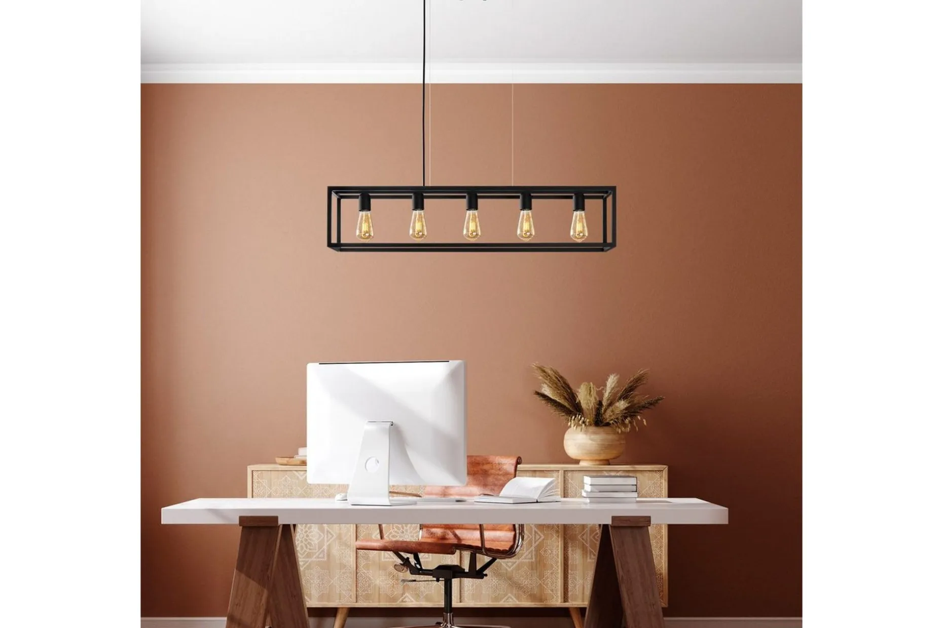 Taklampe Orika Horisontal Svart