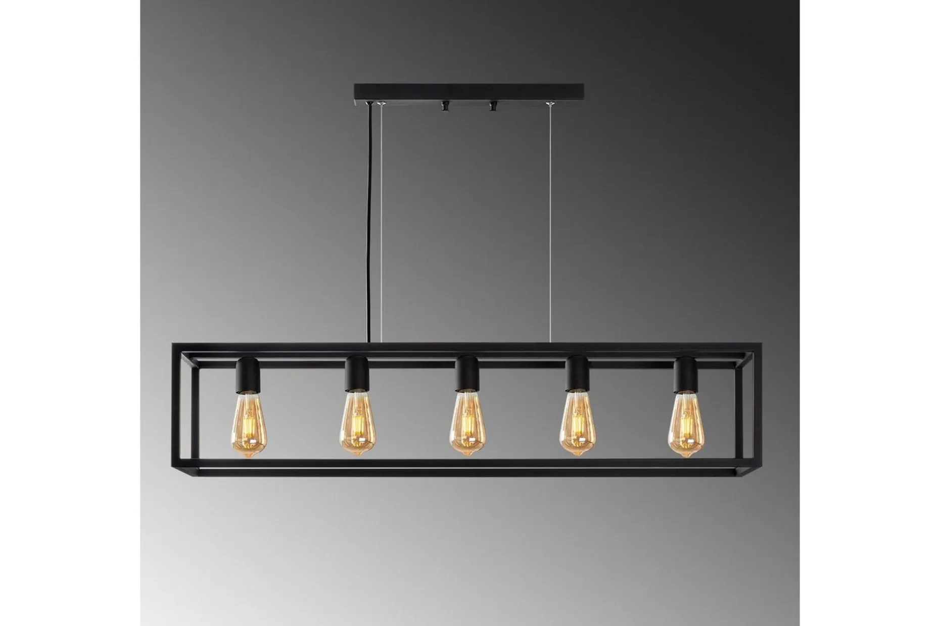 Taklampe Orika Horisontal Svart